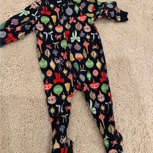 Old Navy Colorful Holiday Print Kids Footie